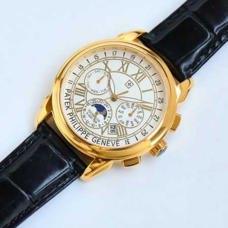 白 金 百达翡丽Patek Philippe惊艳登场，41毫米的表径适配大众男性手寸，非常商务可亦休闲。视觉冲击力强，令人过目不忘，实物质感更加优美。 1搭配进 - 点击图像关闭