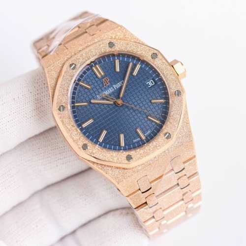 顶级复刻 白霜 1 金霜 1 爱彼 Ap 皇家橡树霜金版 41Mm R39 震撼上线：剔除机芯甲板多余部分，使之变得更加镂空 成就钢表巅峰 实力演绎 卫冕“钢”