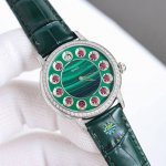 最新25款 转运时来运转：限量版 芬迪Fendi Crazy Carats疯狂克拉系列变色女士腕表，独特滚动设计，一组7种不同宝石搭配色彩变幻美仑美奂，设计优美