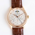 复刻界的又一历史时刻，名表三大复杂功能之一的“万年历”研发成功！V9积家大师万年历自动机械表 官方型号：白面130842J，黑面1308470，金面130 ，灰