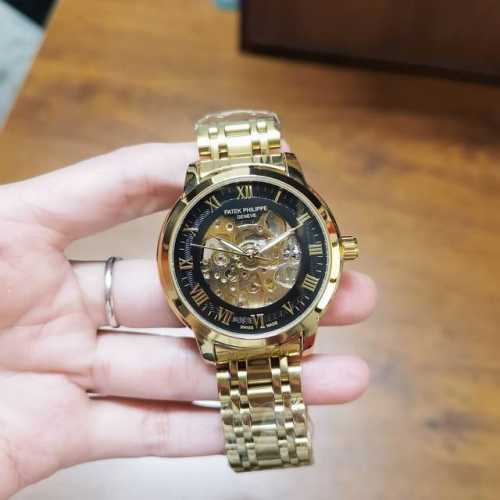 刚P180，皮P160，百达翡丽－Patek Phil Ippe男士腕表 ，镂空机芯独特美，Ips真空电镀，超强矿物质玻璃，精密防水[强][强][强]，直径：4