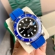 劳力士新款“三代蓝水鬼”重金研发“天花板级别”做到金属配件可与正品互换，表盘尺寸41Mm采用100％Zp一致的含镍元素904L精钢，耐磨耐腐蚀，表面光泽度亮白。