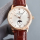 白壳 金壳 2024百达翡丽patek Philippe士腕表 名典腕表月相系列,秉持了百达翡丽的一贯传统 更唯美的结合了6字位日历与被表友热捧的日月星相 无论