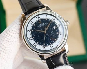 白1100-金1500 Rolex劳力士 .切利尼，一块彰显绅士风度，适合参加各种活动场合的不二之选的男士腕表 搭载着精准稳定的9015进口机芯.每小时振频28