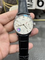 Zf万国葡萄牙七日链系列 42Mm白壳金针款 搭载定制版52010全自动机械 葡七 葡7