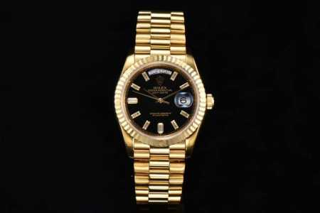 新款 ROLEX 劳力士 118238 系列星期日历型 日志系列 2与原装一致厚度11.7mm：表径36mm； 3唐瓷黑冰糖材质字面，镶嵌冰糖钻石字丁，立体窗口 - 点击图像关闭