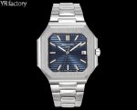 Yr Factory 百达翡丽Cubitus系列 5821小电视-新时代的优雅运动腕表标杆，45Mm表径，配备了9015改Cal.330Sc自动上链机芯，上下蓝