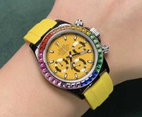 新品劳力士Rolex 迪通拿系列 316L精钢表壳 尺寸43Mm 矿物质镀膜玻璃耐磨 超强夜光 日本多功能计时石英机芯 进口橡胶表带 原装扣 爱不释手的劳力士迪