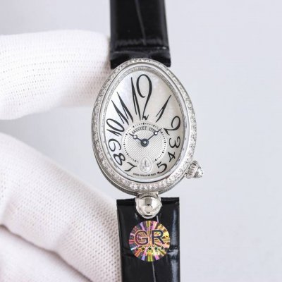 白钻 金钻 Gr优雅出品史上最强复刻女表 宝玑那不勒斯皇后系列惊艳登场，修正市场版本的所有不足，高贵典雅，尽显女王风范！ DDD 表壳 腕表尺寸 小号33 X