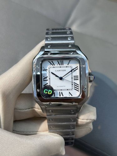 Santos Automatic Hine 山度士系列，全自动机械表，男士腕表！