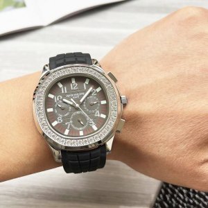 白壳石 玫壳石 Patek Philippe百达翡丽 百达翡丽 手雷 全网最佳解毒方案 全新版本 搭配全自动上链机芯 机芯摆轮与原装相同位置 橡胶表带 316L