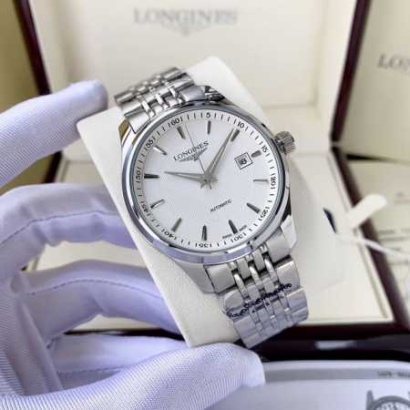 白壳 ，金壳 ，钢带+20，西铁城+120。 爆款到货 优雅别致 浪琴-Longines 男士腕表 全自动机械机芯 矿物强化玻璃 316L精钢表壳 精钢表带 简 - 点击图像关闭