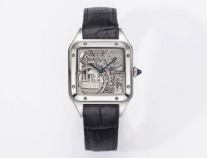 Sj出品 卡地亚 Cartier 山度士镂空系列 Jr8 卡地亚超神之作 专柜设计师联手 参数与正品同步 表径:43.5X31.4Mm机芯瑞士1042改制原装款