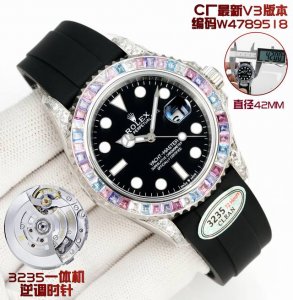 sj出品 新品，上新，上新，上新，C厂Clean，最高性价比，热门款式， 劳力士 Rolex Mk1 游艇名仕系列T型冰糖钻糖果钻，珠宝级镶嵌天然钻石工艺42M