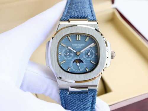 720【钢表之王 再现辉煌】年度新品——钢表之王，百达翡丽“鹦鹉螺”多功能全新回馈来袭 【机芯】专注全新进口全自动机械机芯，稳定的高性价优势 【表壳】316L精