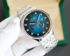 白 -金 钢带+20 劳力士Rolex. 日志系列 采用简洁的2针半布局，9点位置巧妙设计为一枚月牙型的日月星辰，台湾厂J5出品，日月星辰系列，搭载定制版原装进