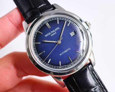 白壳 金壳 百达翡丽-Patek Philippe-火热新款式，新款锅盖，耗时长达8个月！超薄男士自动机械腕表，采用进口原装9015机芯，每小时振频28800次 - 点击图像关闭