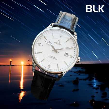 Blk最新升级！全新ω欧米茄男士商务手表全面上市,41Mm直径！背面采用全透明零遮挡设计，8215西铁城原装进口全自动机械机芯！！走时精准，904L精钢结构，可 - 点击图像关闭