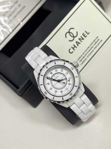 出货实拍所见即所得～ Chanel J12 33Mm 38Mm银数字银针石英款