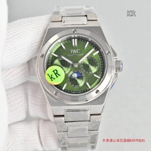 Kr新品 万国工程师系列万年历腕表，复刻界最复杂的腕表，所有功能同步原装，所有功能调节通过把头控制. DDD 1 功能介绍 3点钟位置显示日历，9点钟位置显示星