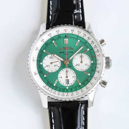 皮带 钢带 F1新品：百年灵 全新航空计时 Rw5 腕表Navitimer问世70周年，百年灵以大胆色彩焕新演绎经典腕表。尺寸43Mm，迭代款无疑是地道的航空计 - 点击图像关闭