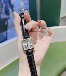 Santos-Dumont卡地亚山度士超薄杜蒙系列腕表，情侣对表#手表女推荐 #卡地亚山度士