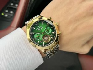 同价 0 百达翡丽- Patekphilippe精品男士腕表全新多功能设计 技艺精湛 独具匠心 尊贵大气 绅士风范 采用全自动机械机芯 顶级316精钢表壳 矿物