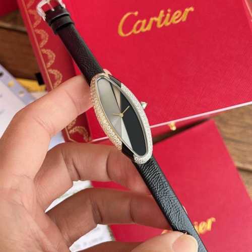 浴缸系列完美出货要优雅也要力量 卡地亚浴缸系列Cartier Baignoire Allongee Medium Size 长度47Mm 宽度21Mm 标志性罗