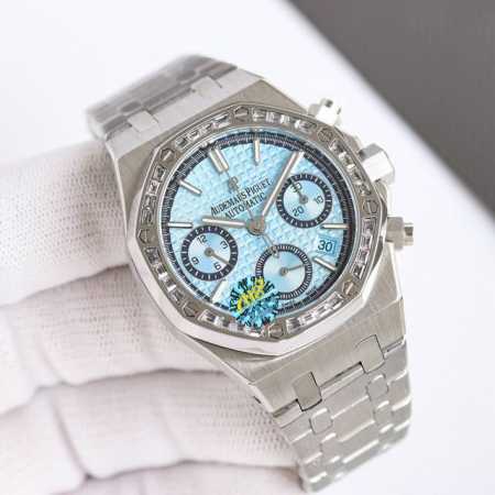 白壳 金壳 钻100 热门爱彼audemars Piguet 皇家橡树系列26715Bc.Zz.1356Bc.01。 38Mm尺寸1:1 目前最高机械机芯版本正 - 点击图像关闭