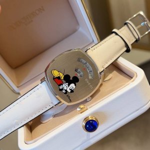 超可爱米奇到货！35Mm 3 古驰-Gucci中性款 Disney X Gucci Grip系列腕表 Disney X Guccidisney、精钢表壳、2个显