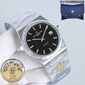 Vc+工厂P 江诗丹顿 历史名作 系列标志性豪华运动型腕表以纪念品牌成立222周年。 表壳：尺寸37Mm X8Mm酒桶形采用三部分结构让整体并不显小，凹槽大齿轮