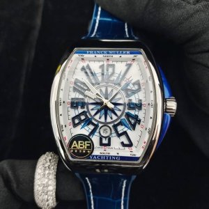 完美细节 Abf 最高品质 新款到货 Franck Muller 法兰克穆勒 Fm Vanguard Yachting V45遊艇系列 44X54 Mm1.表壳