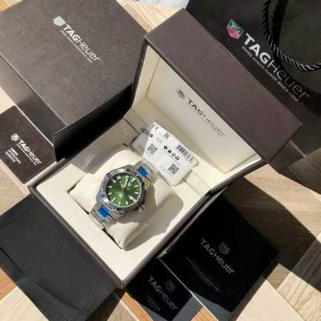 硬货，Original Tagheuer,泰格豪雅竞潜系列机械表，专柜2W。 大号~43Mm表径，蓝宝石镜面，超强夜光指针，原装瑞士机芯，支持拆机验货，硬汉风格 - 点击图像关闭