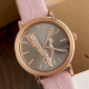 原盒:50 范思哲versace型号vehc00319 表径36Mm 表盘立体式v字logo蓝宝石玻璃镜面，50米生活防水，小牛皮表带立体印花。全套包装。