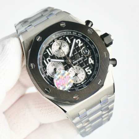Sj出品 皮带 胶带 钢带款 Hbf Factory 爱彼 Ap A42 皇家橡树离岸型系列26238:封顶之作 杜绝一眼假”在ＪＦ厂原有的基础上 潜心研发 突 - 点击图像关闭