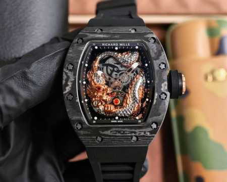 成龙大哥同款jack Chen Richard Mille 理查德米勒 Rm57-03飞龙 在天系列 全球限量8只 贵重来不是你的缺点！ 此款腕表壳套采用进口德 - 点击图像关闭