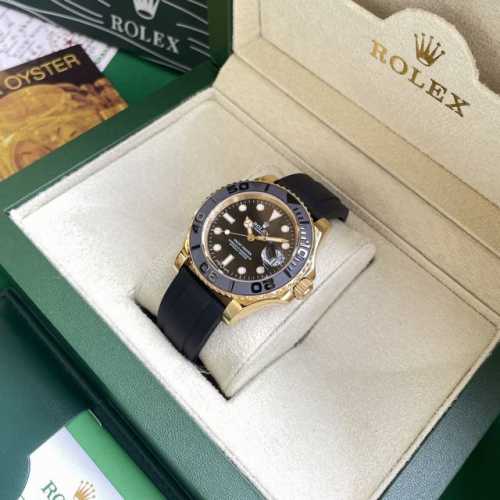 劳力士－Rolex Ym游艇系列－机械腕表 顶级进口机 316L精钢壳－防指纹陶瓷圈 舒适橡胶表带 原装保险扣 蓝宝石玻璃 超强防水 直径40Mm 厚度12Mm