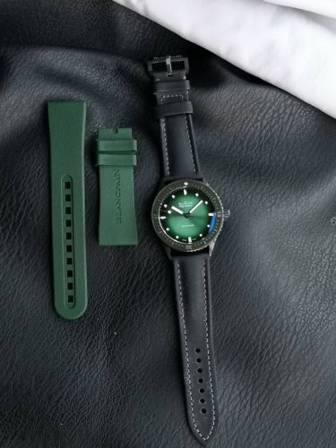 Gf特别推荐：Blancpain 推出两款全新 Fifty Fathoms Bathyscaphe 诠释，将光线作为设计标志。首次，Super-Luminova