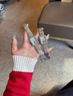 圆钻 方钻 香奈儿 Chanel PremièRe ，3D蓝宝石玻璃，瑞士机芯，浮动式陀飞轮设计系列腕表。充分融入了设计元素，棱角分明，设计简约，简单有力的线条