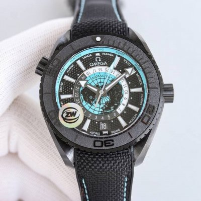 欧米茄，全新“全陶瓷”600米世界时！海马系列海洋宇宙世界时腕表！ 欧米茄呈献全新海马系列海洋宇宙世界时腕表。自环球旅行中汲取灵感，全新腕表沿袭了著名的 深海之