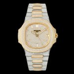 Amg 百达翡丽满天星 满钻 patek philippe 最新大镶钻圈口，pp百达Nautilus 5711 白金鹦鹉螺系列腕表。全新升级版本 双排大钻圈口，