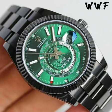 Sj出品 Wwf 劳力士 Lolex 天行者系列：Diw改装款，尺寸：40Mm9.5Mm Bo 机芯：进口全自动机械机芯甲板，双时区，圈口: 劳力士ring C - 点击图像关闭