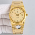 Vc+工厂P 江诗丹顿 历史名作 系列标志性豪华运动型腕表以纪念品牌成立222周年。 表壳：尺寸37Mm X8Mm酒桶形采用三部分结构让整体并不显小，凹槽大齿轮