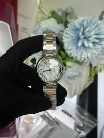 独家实拍图 卡地亚蓝气球33Mm 瑞士机芯 全自动机械表 Cartier Blue Balloon Swiss Movement Automatic Mecha - 点击图像关闭