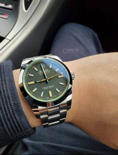 Vs日志“闪电” Vs厂，劳力士Milgauss系列，三码合一，附带Nfc感应！品质保证！116400闪电针 绿玻璃904L最高版本，蓝盘 绿盘！防磁双重底盖！