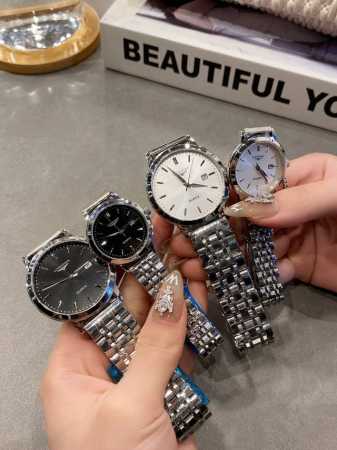 白皮 .金 .钢20 麦家m 最新浪琴-Longines 情侣对表 原装进口石英机芯 钢化玻璃 316L精钢表壳 直径男40Mm女30Mm 厚8Mm如果今天的阳 - 点击图像关闭