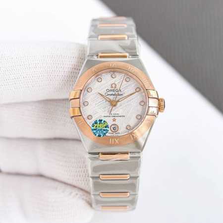 白钢 钻50 间50 全金100 新品引领第五代欧米茄星座 29Mm 完美之作！原装拆解，全方位同步官方！更细致入微的美学设计和更人性化细节！搭载8700同轴机 - 点击图像关闭