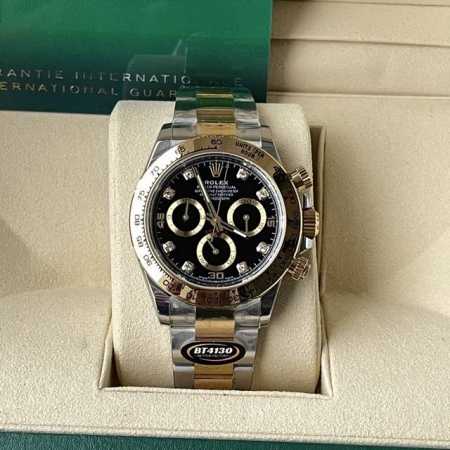 全新品上市，Bt厂出品 迪通拿型号116503间黄金款，全网最领先的推出全系列迪通拿，独家三段拼接头粒，侧面不漏钢！市场唯一对版间金迪通拿。一贯秉承没有最好，只 - 点击图像关闭