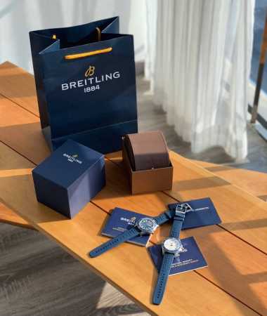 年终精品！Original Breitling 原厂百年灵超级海洋自动机械腕表，清新多彩且富有运动感，专门为追求腕表卓越性能和现代格调的男士们设计，力量感、功能 - 点击图像关闭