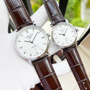 白壳 玫瑰金 钢带+20 简约风格 优雅热卖 浪琴-Longines 情侣对表 进口石英机芯 矿物强化玻璃 316L精钢表壳 精钢表带 时尚休闲 经典之作 尺寸